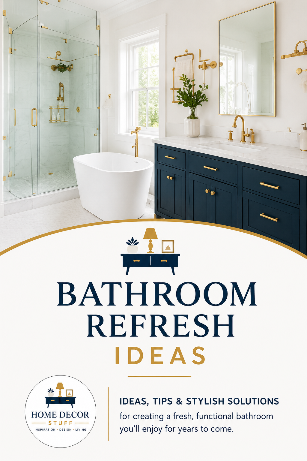 Bathroom refresh ideas - tips and stylish solutions