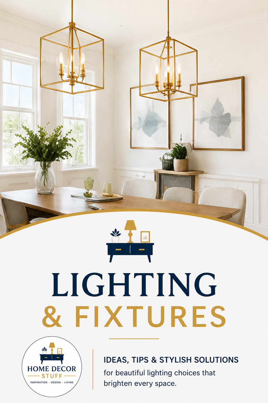 Lighting and fixtures - ideas for brightening every room